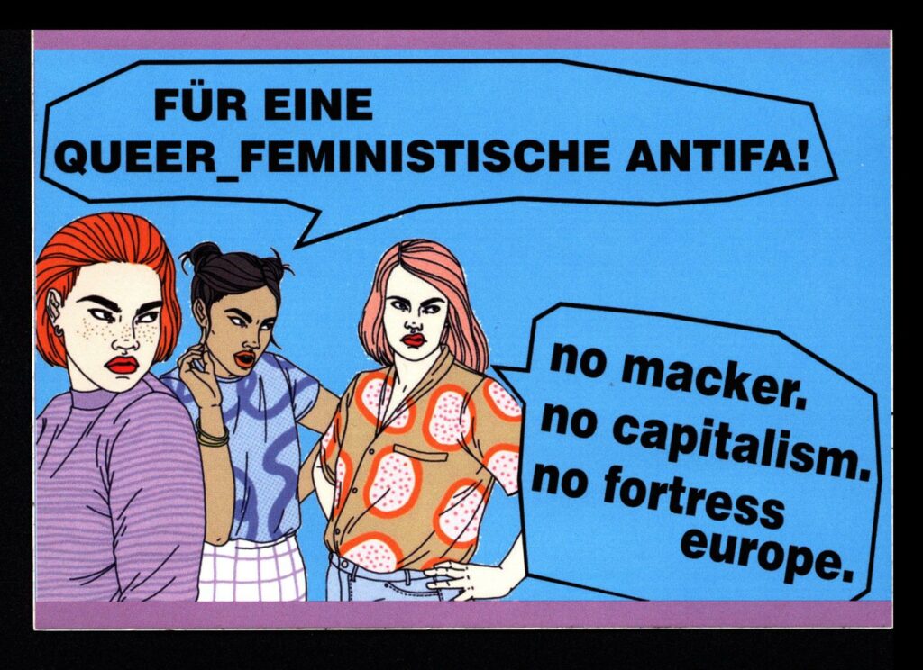 Sticker: Für eine queer_feministische Antifa! (2018) (Lizenz: Rechte vorbehalten)