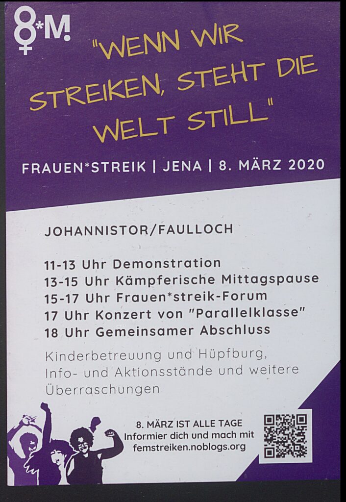 Frauen*Streik Jena 2020: Broschüre (Lizenz: CC-BY-SA)