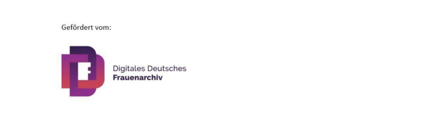 Logo des Digitalen Deutschen Frauenarchivs